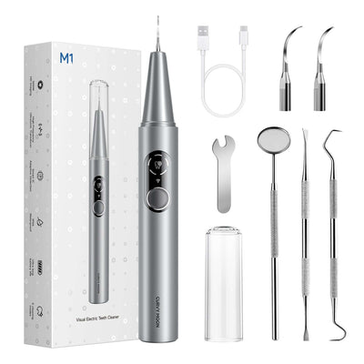 M1 Ultrasonic Tooth Cleaner | Professional Plaque & Tartar Removal - CURVY MOON