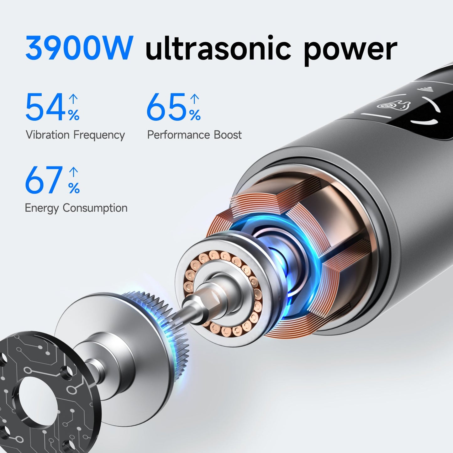 M1 Ultrasonic Tooth Cleaner - CURVY MOON