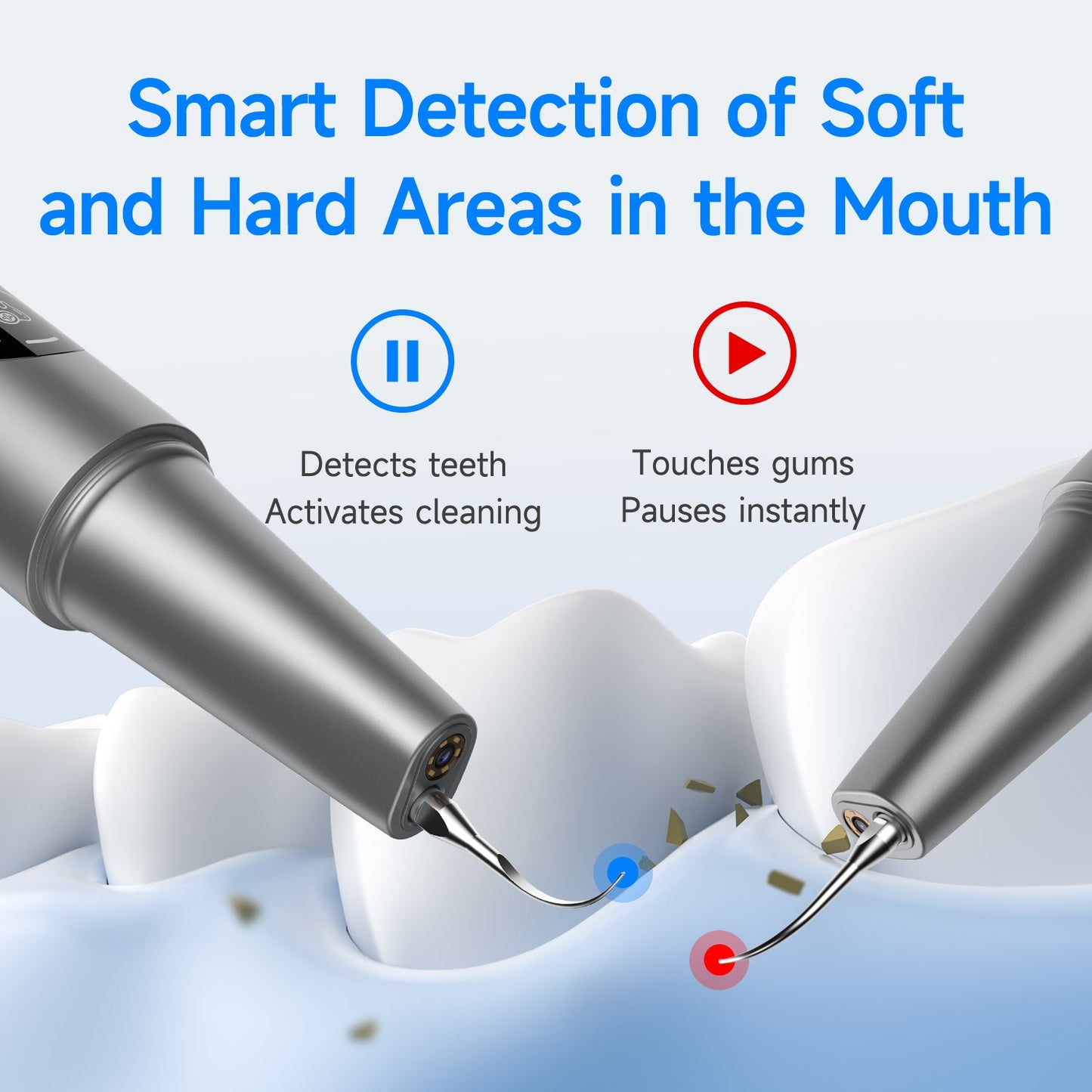 M1 Ultrasonic Tooth Cleaner - CURVY MOON