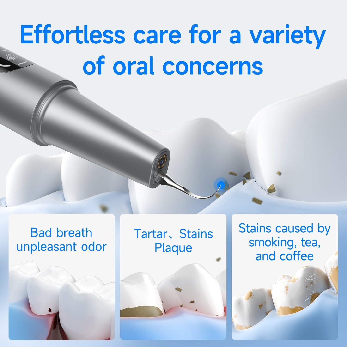 M1 Ultrasonic Tooth Cleaner - CURVY MOON