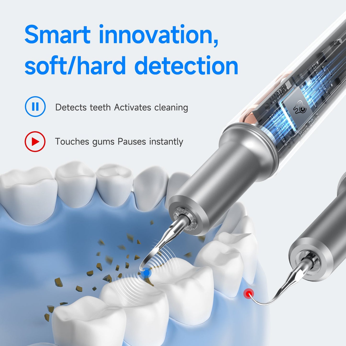 T10 Ultrasonic Tooth Cleaner - CURVY MOON