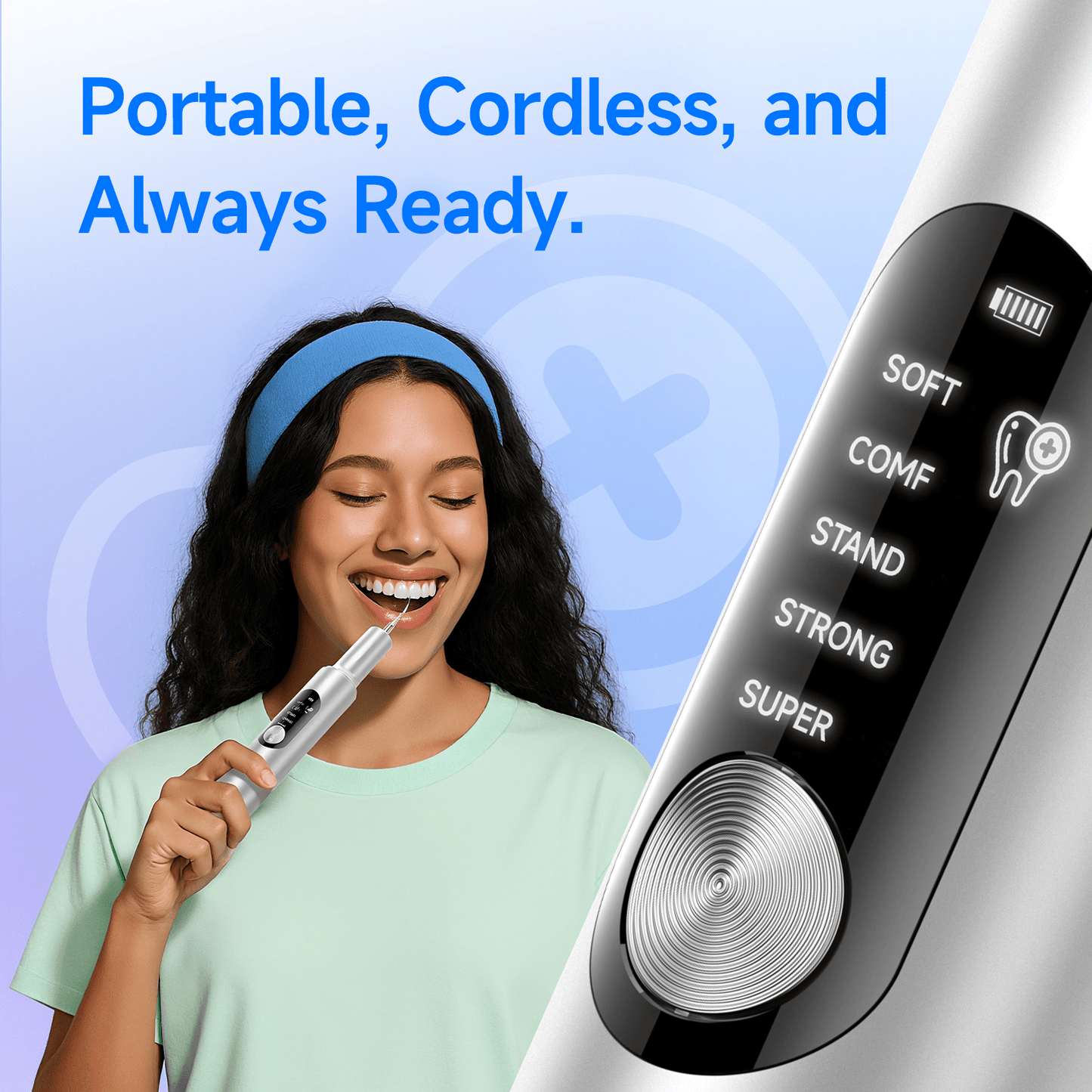 T11 Ultrasonic Teeth Cleaner for Plaque & Tartar Removal - CURVY MOON
