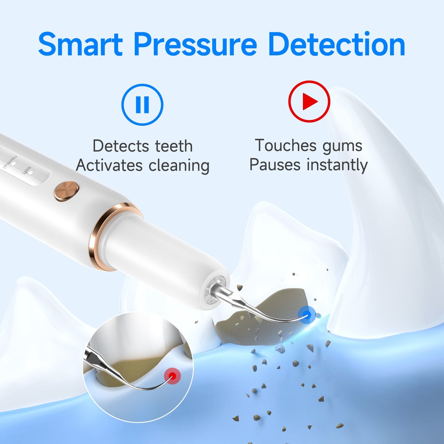 T4 Pet Ultrasonic Tooth Cleaner - CURVY MOON