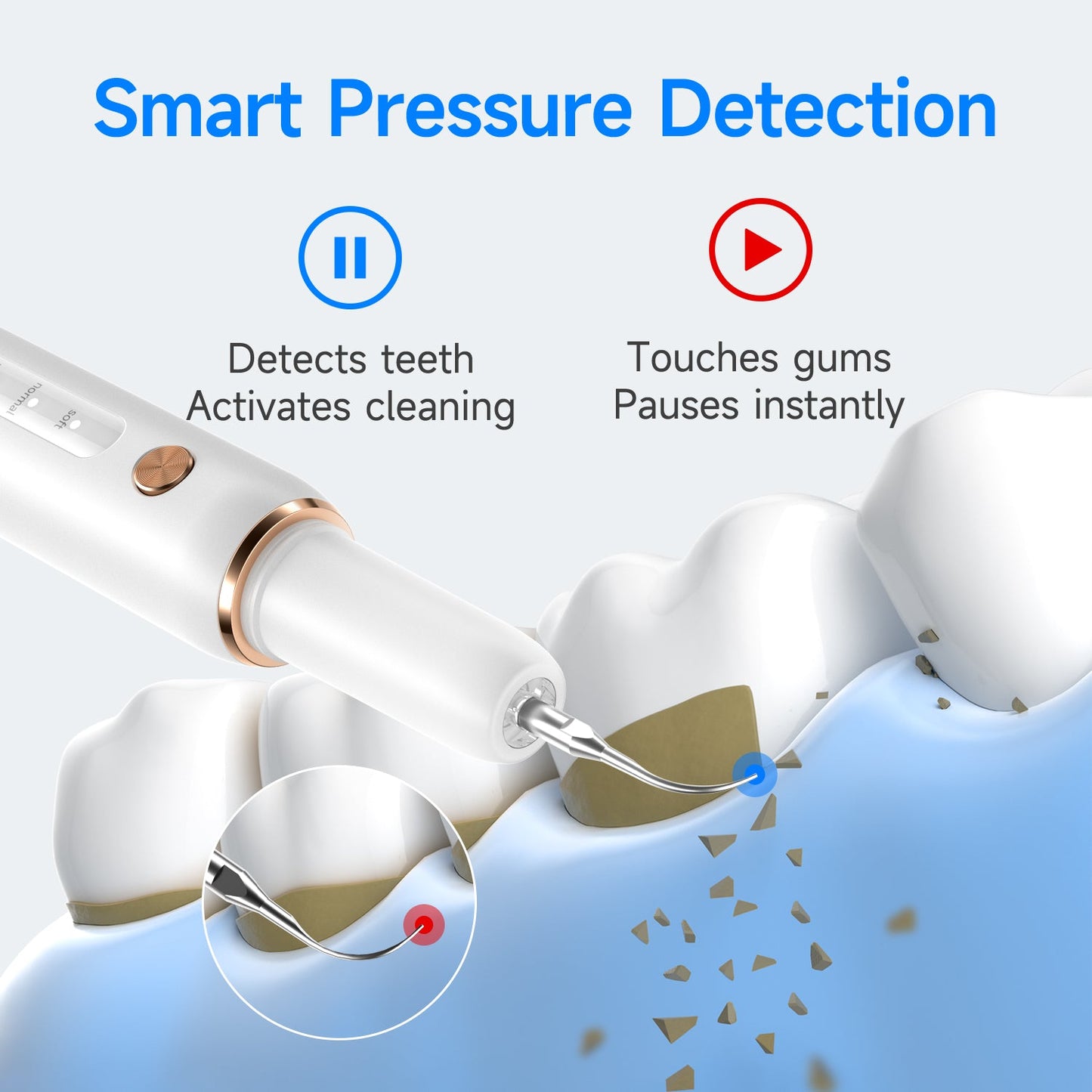 T4 Ultrasonic Tooth Cleaner - CURVY MOON