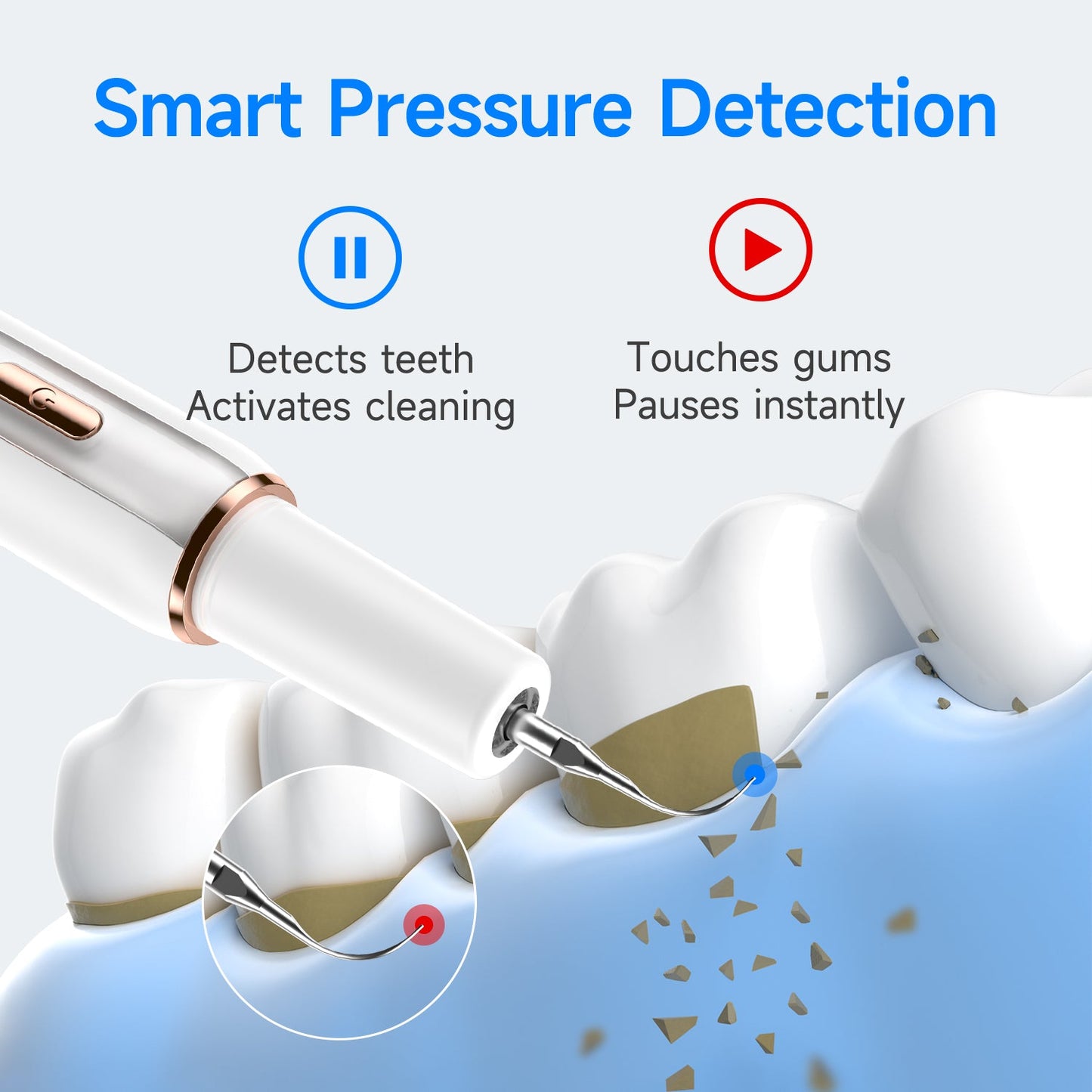 T5 Ultrasonic Tooth Cleaner - CURVY MOON