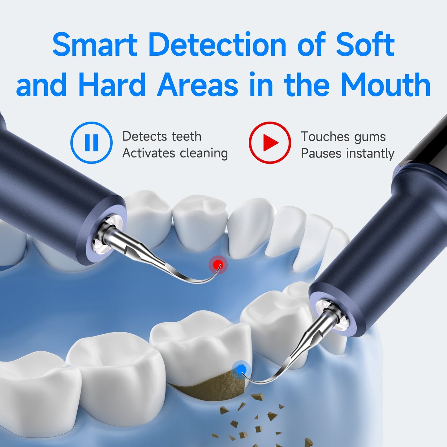 T9 Ultrasonic Tooth Cleaner - CURVY MOON