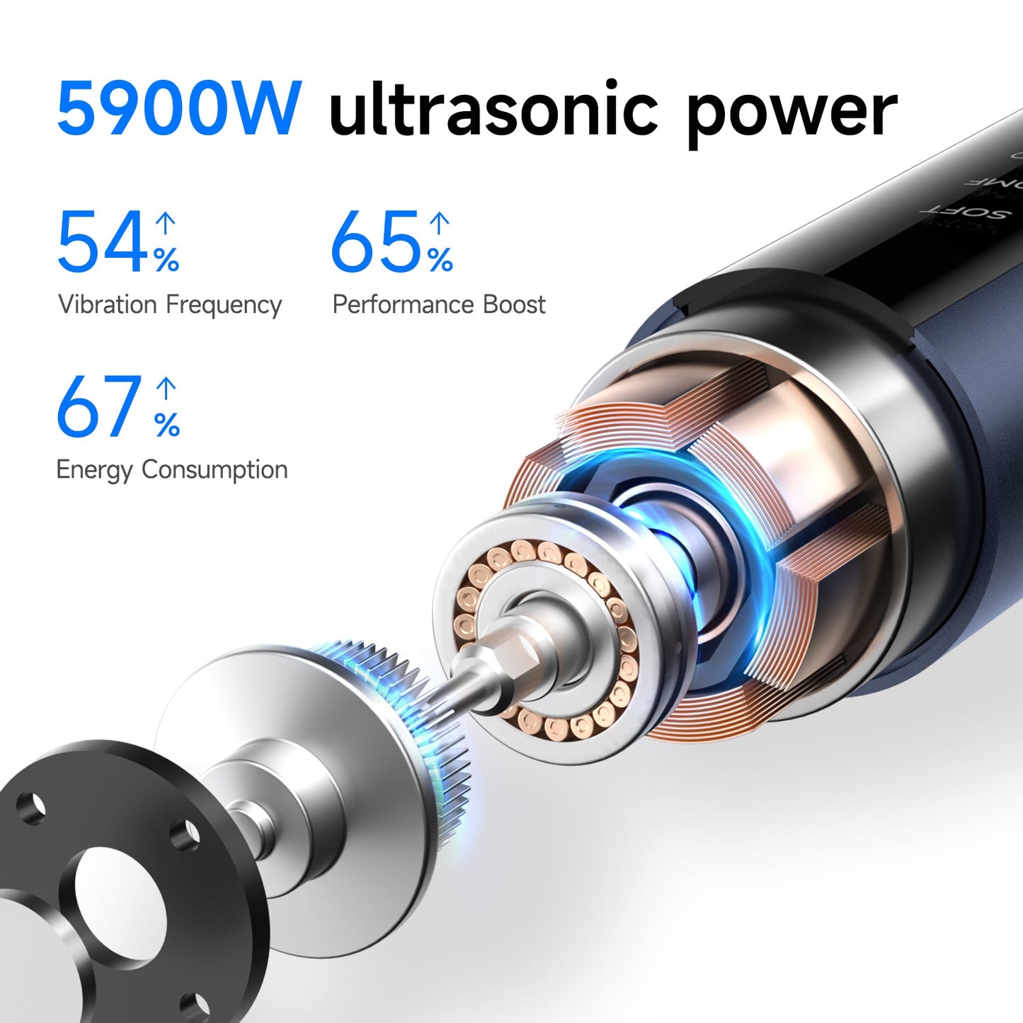 T9 Ultrasonic Tooth Cleaner - CURVY MOON