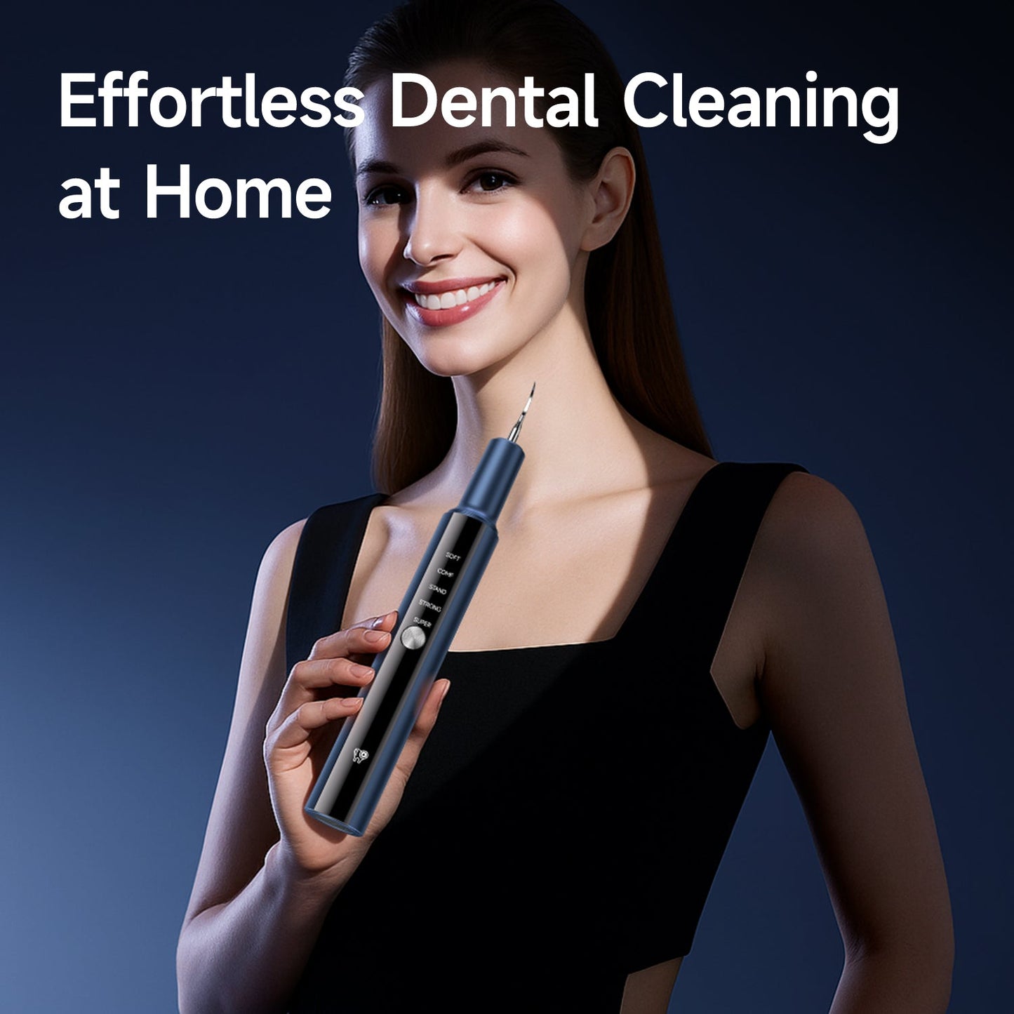 T9 Ultrasonic Tooth Cleaner - CURVY MOON