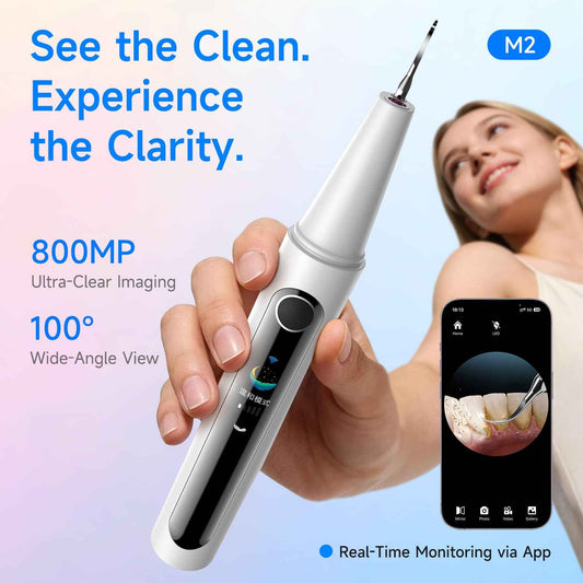 M2 Visual Ultrasonic Tooth Scaler | Camera-Guided Dental Cleaner