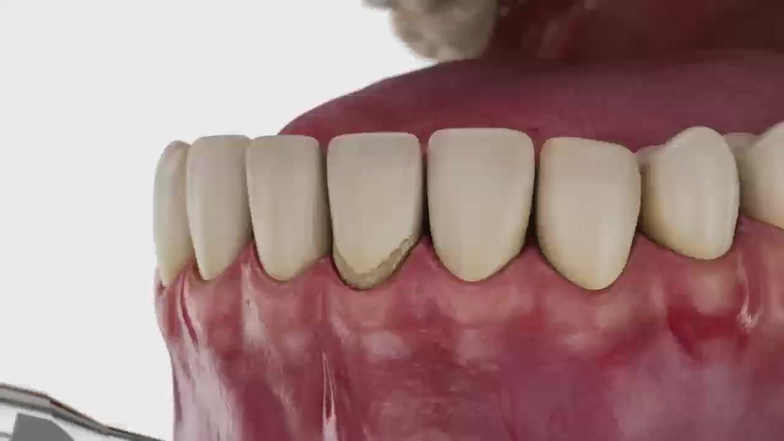 “How to clean teeth smoothly with an ultrasonic toothbrush.”