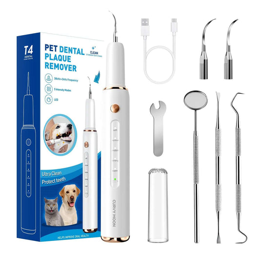 T4 Pet Ultrasonic Tooth Cleaner - CURVY MOON
