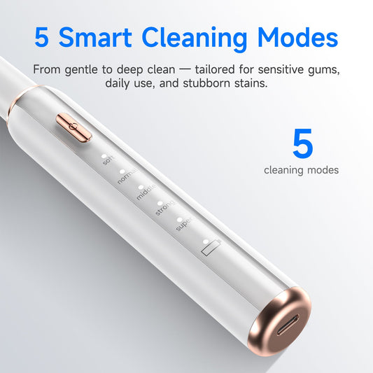 T5 Ultrasonic Tooth Cleaner - CURVY MOON